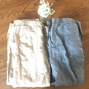 BUNDLE DEAL Linen Drawstring Pants